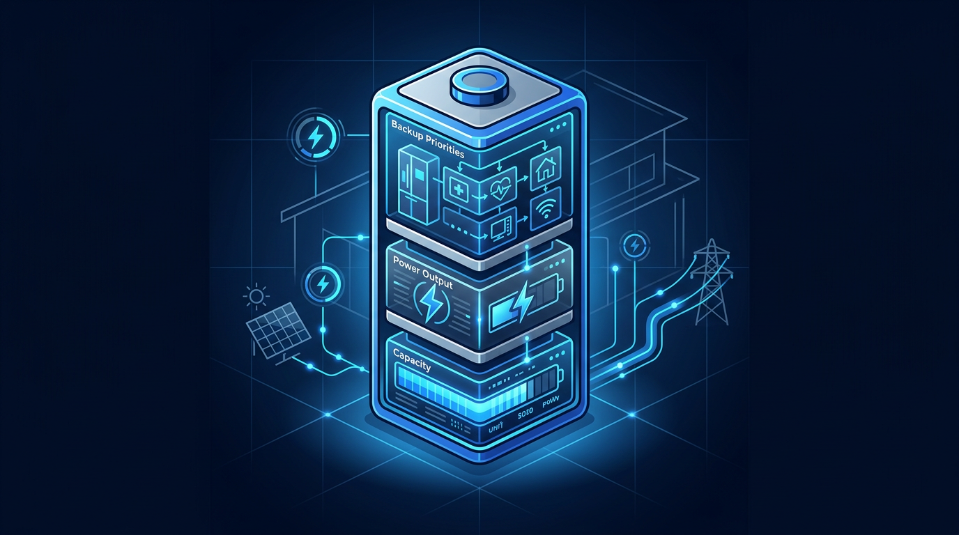 Sizing your system: capacity, power, and backup priorities illustrated overview Sizing your system: capacity, power, and backup priorities illustrated overview