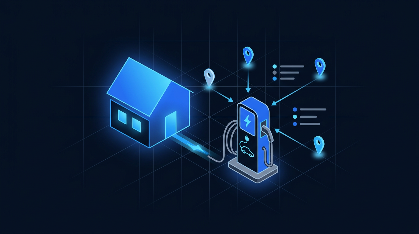 Finding the Best Level 2 EV Charger Installation Near Me (Residential) guide illustration Finding the Best Level 2 EV Charger Installation Near Me (Residential) guide illustration