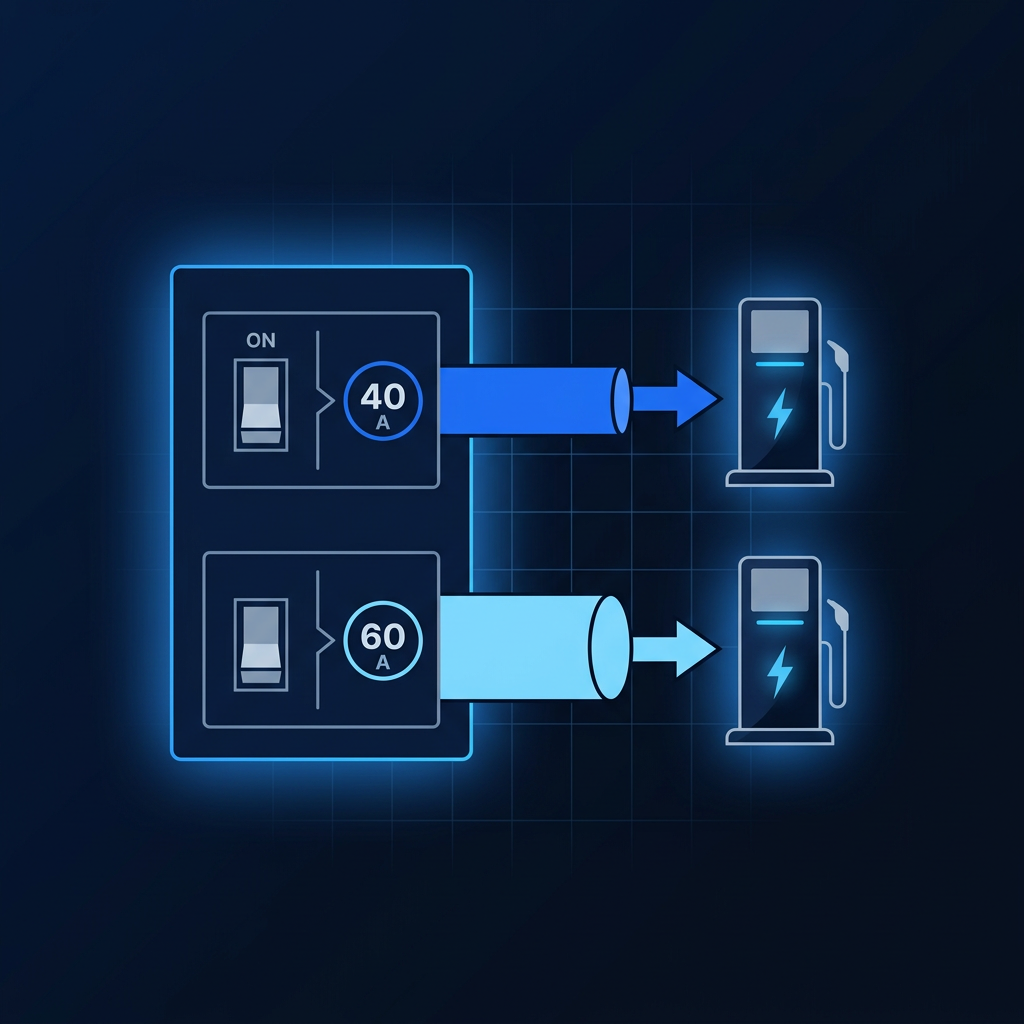 Electrical panel requirements for Level 2 EV charger installation: wiring and 40A–60A breaker sizes Electrical panel requirements for Level 2 EV charger installation: wiring and 40A–60A breaker sizes