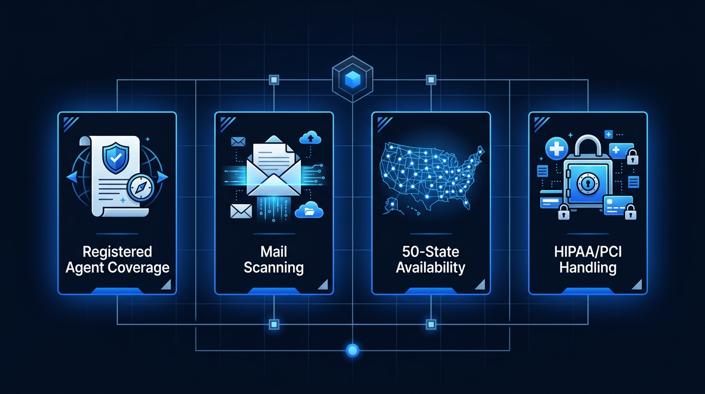 must-have features virtual mailbox registered agent at a glance