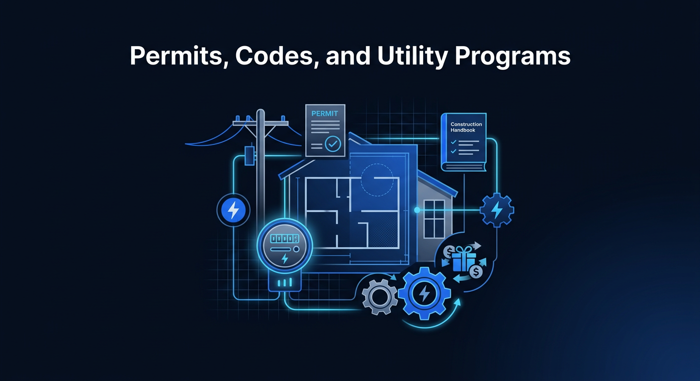 Permits, codes, and utility programs for Level 2 EV charger installation in a home garage Permits, codes, and utility programs for Level 2 EV charger installation in a home garage
