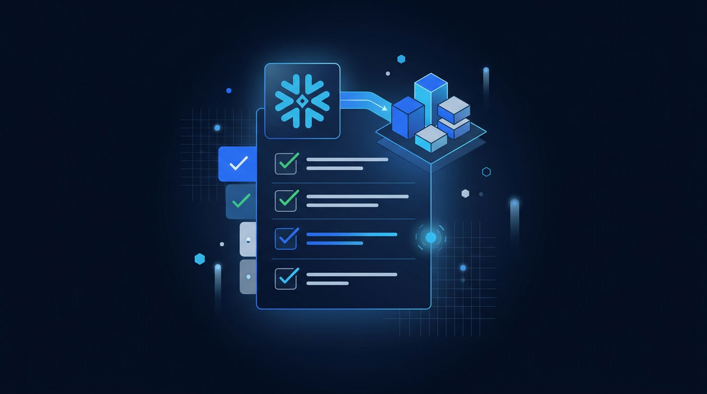 RFP POC Snowflake observability at a glance