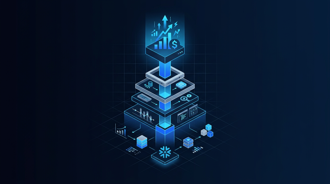 ROI breakdown chart mapping observability actions to Snowflake savings