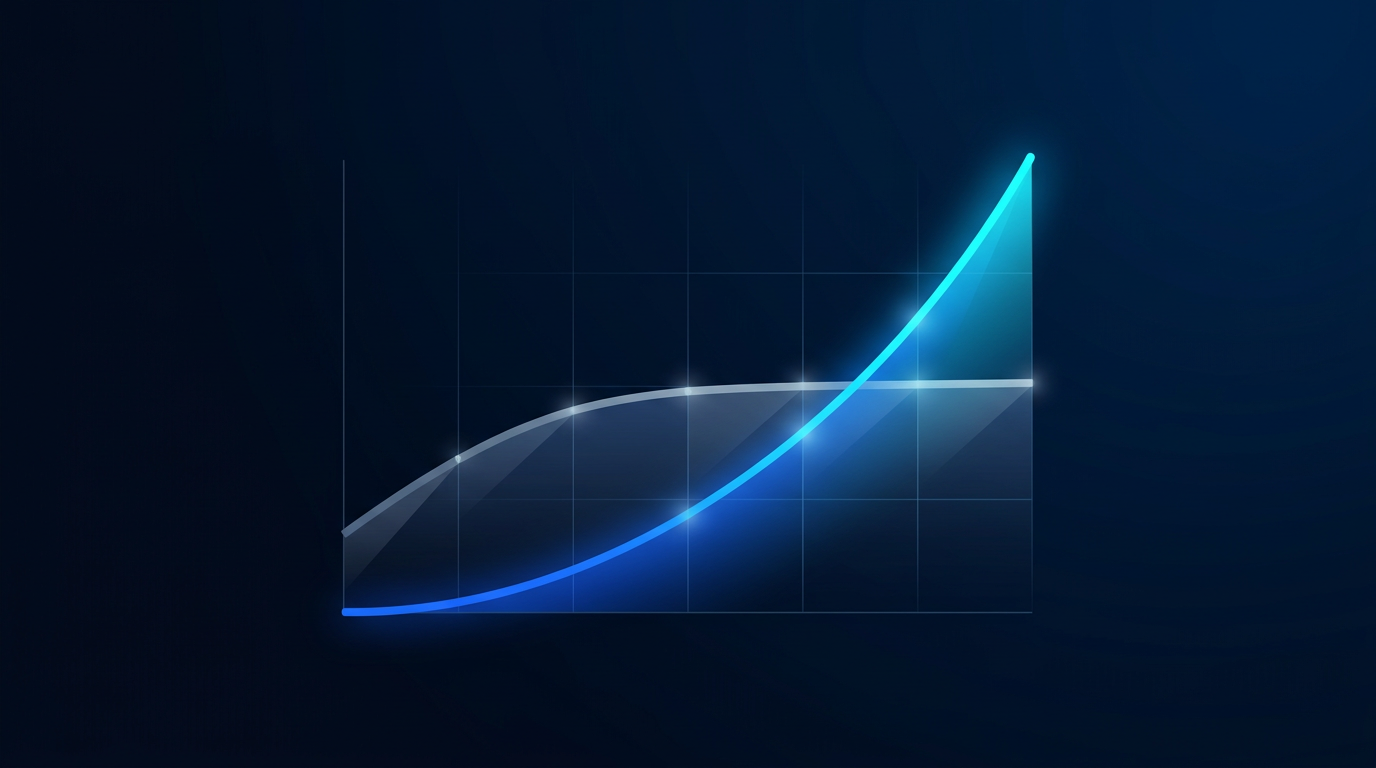 Six‑month cost vs outcome graph for a fractional CMO engagement in SaaS Six‑month cost vs outcome graph for a fractional CMO engagement in SaaS