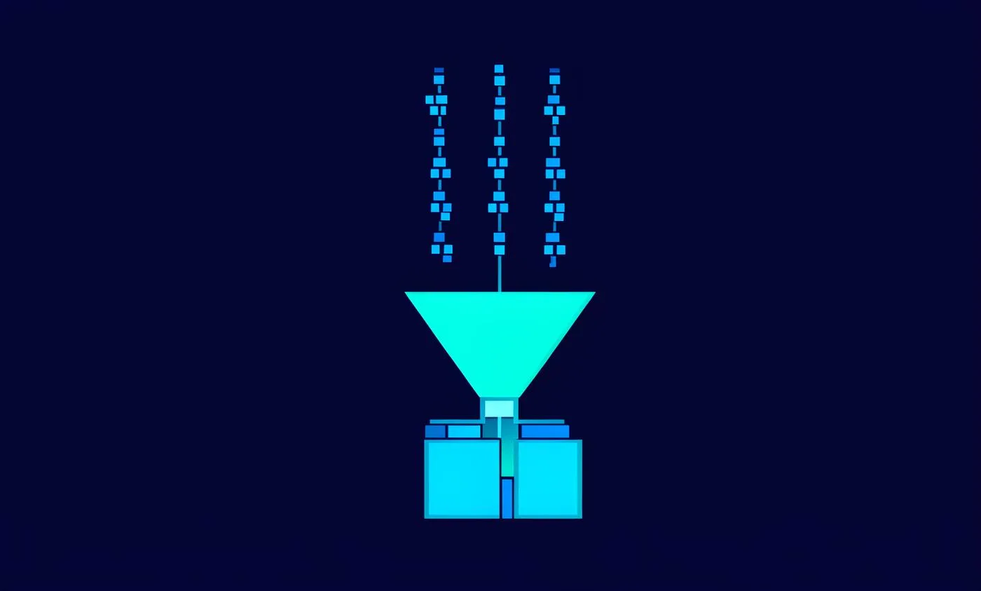 Diagram showing SaaS inventory rows filtered through a usage and overlap funnel into a shortlist of consolidated applications for a small business